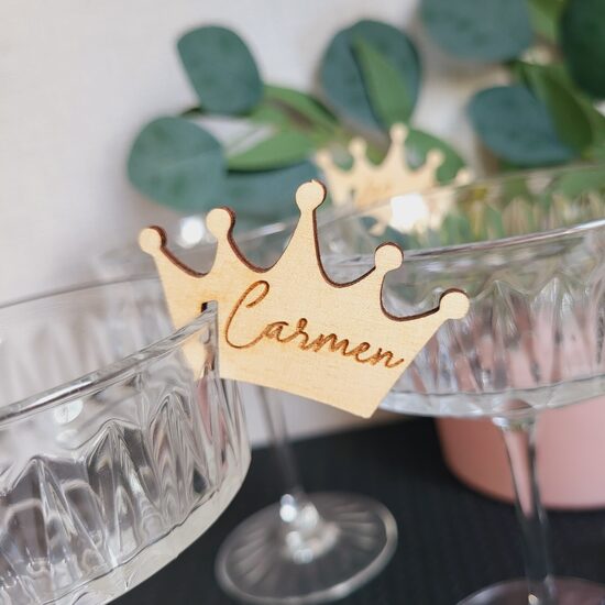 Personalizēts dekors glāzei Kronis